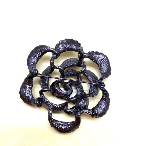 Vintage Floral Brooch Pin - Picture 6 of 10